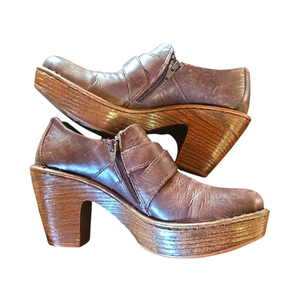 WOMEN'S CHOCOLATE BROWN PLATFORM SHOES